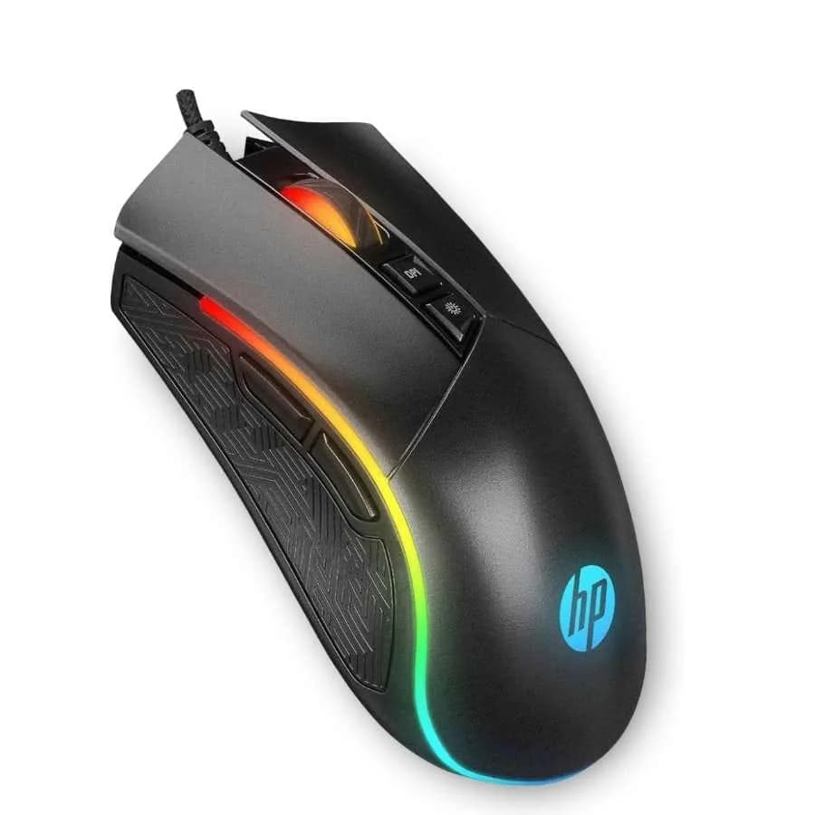 HP M220 Mouse Corded USB DPI RGB Backlighting Gaming Mice
