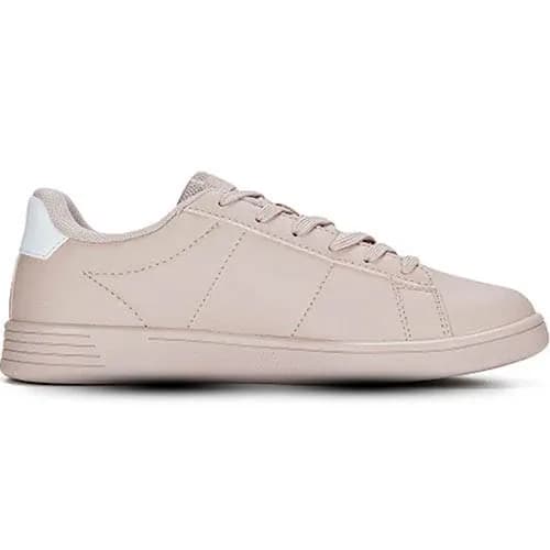 361 Degrees Skateboarding Women Synthetic Leather Sneakers Webbing Pink; Size 37