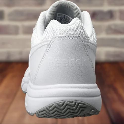 Reebok Mens Work N Cushion 2.0 Walking Shoe White Size 9.5, AQ9233