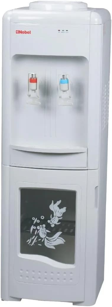 Nobel Water Dispenser Free Standing White Cabinet Model Nwd1560 1 Year Full & 5 Year Compressor Warranty.
