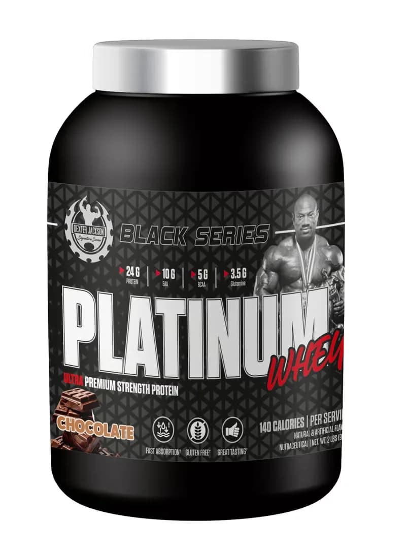 Black Series Platinum Whey - Ultra Premium Strength Whey & Isolate Protein - Chocolate, 2lbs