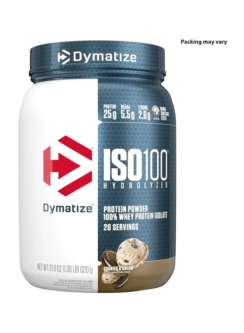Iso 100 20 Serving Cookies And Cream 1.36 Lb