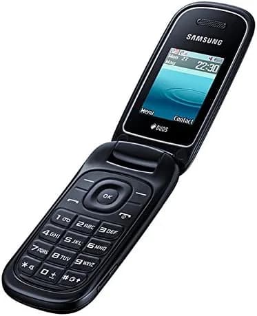 Samsung E1272 1.77 Inch 83g Black Mobile Phone (Flip, Dual SIM, 4.5 cm (1.77 Inches), 160 x 128 Pixels, 800 mAh, Black