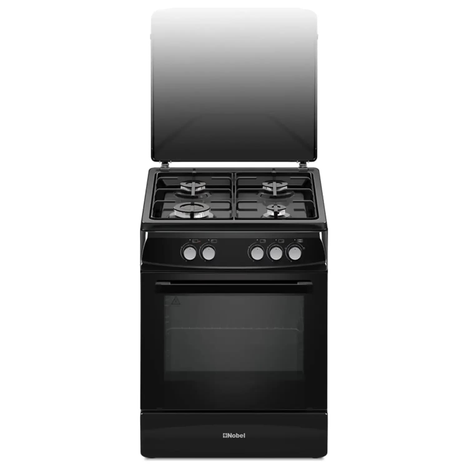 Nobel 60 x 60 cm 4 Gas Burner Cooker Black Color NGC6460