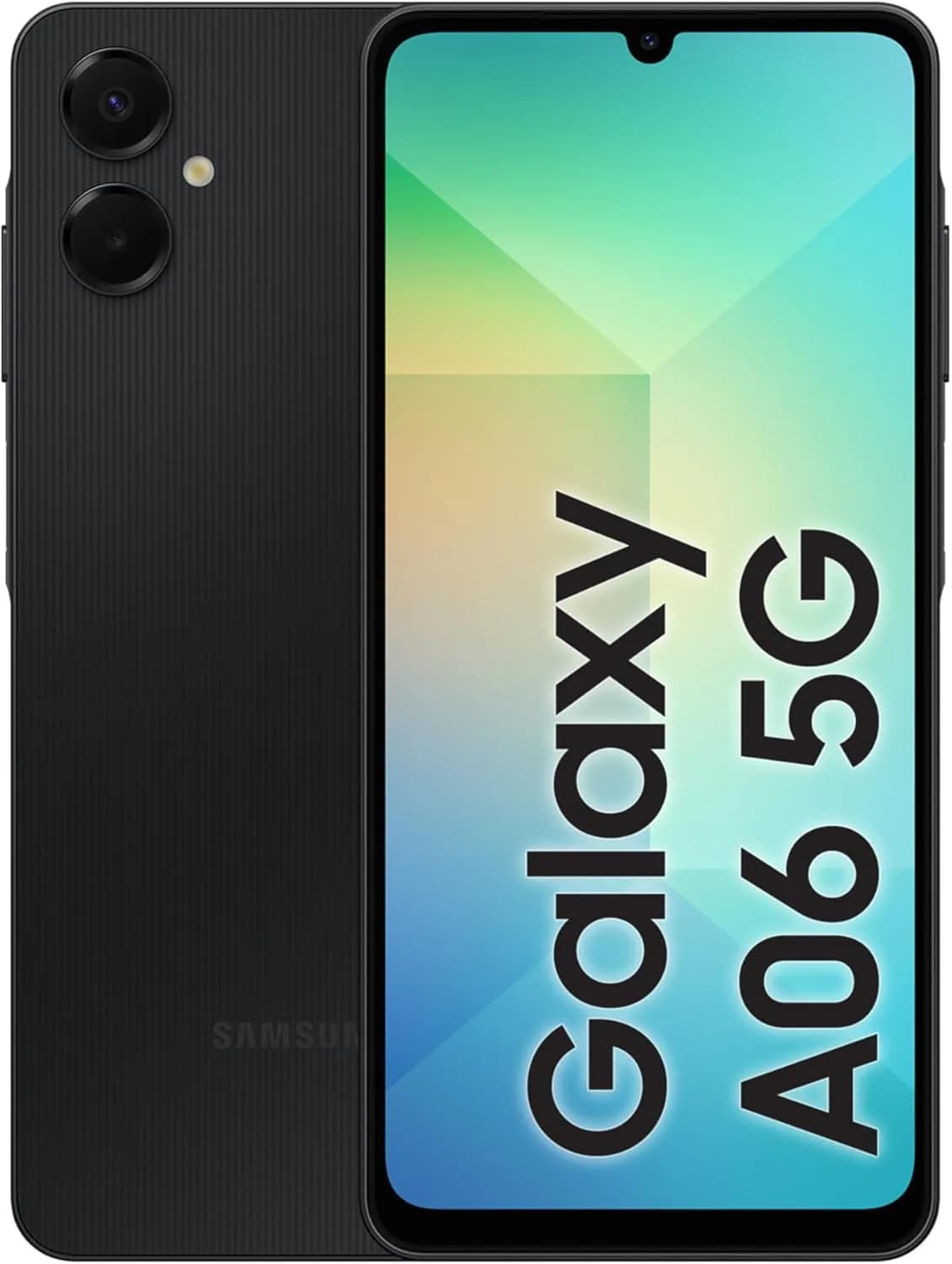 5 % Samsung Galaxy A06 5G, Android Smartphone, Dual SIM Mobile Phone, 4GB RAM, 128GB Storage, Black