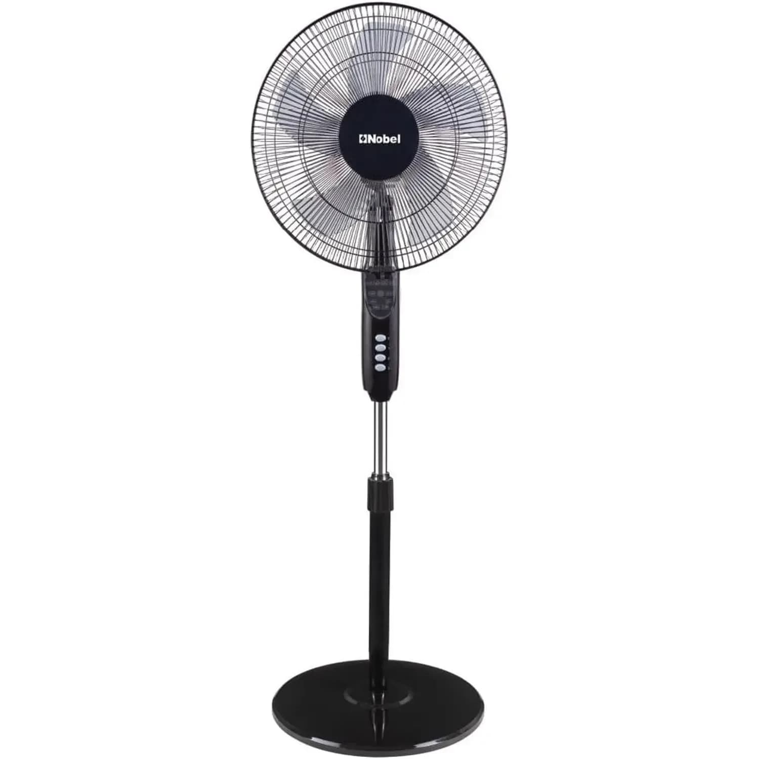 Nobel 16inch 90 Degree Oscillation Stand Fan with Remote Control 3 Speed 5 Highlight Efficient Blades – NF150
