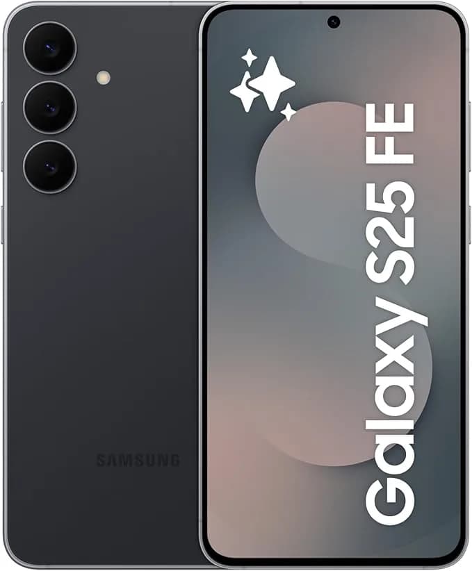Samsung Galaxy S25 FE AI Phone, Jetblack, 8GB RAM, 256GB Storage, 50MP Camera, 6.7’’ Display, Slim & Lighter Design