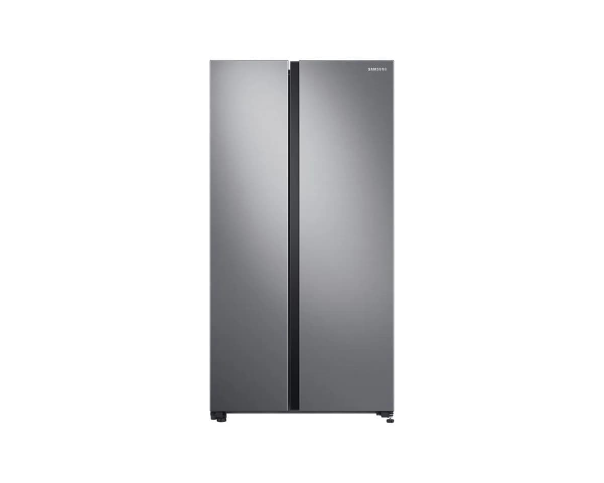 SAMSUNG SIDE BY SIDE REFRIGERATOR 655 LT DIGITAL INVERTER 20 YR WARRANTY / 92(W) X 72(D) X 179(H) CM ( COL - GENTLE SILVER MATT )
