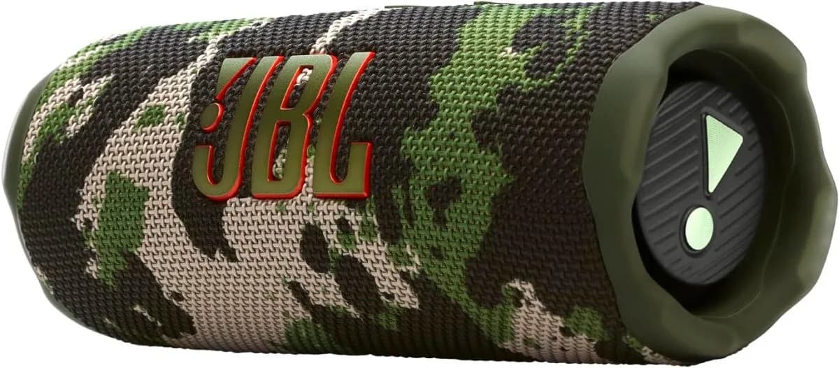 JBL Flip 7 - JBL Pro Sound with AI Sound Boost, up to 16 hours of playtime, multi-speaker connection via Auracast, and waterproof, dustproof, drop-proof design for all adventures – Squad.