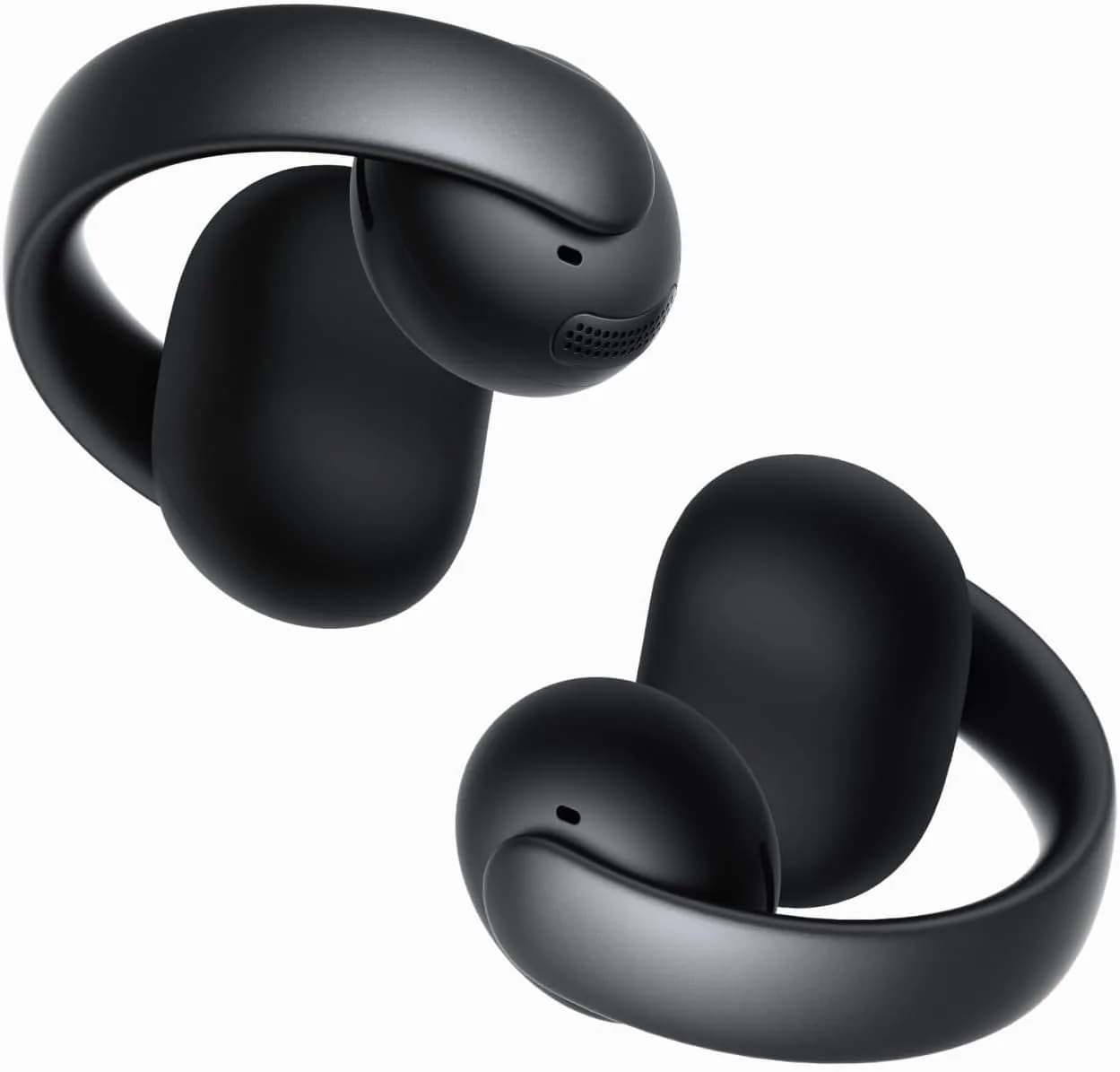 Soundcore AeroClip by Anker, Open-Ear Earbuds, Clip-On Headphones, Adaptive Comfort, Clear Calls with 4 Mics and AI, Stable Fit, 12mm Drivers for Powerful Bass, Hi-Res, Open-Ring Design
