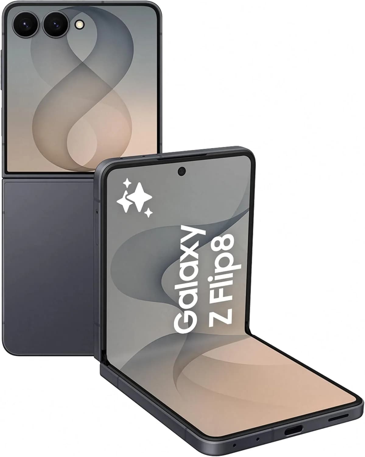 7 % Samsung Galaxy Z Flip8 Graphite, 512GB, Handsfree Selfie Camera,Photo Assist, Customizable FlexWindow, 4300mAh Battery,12GB RAM, 2 Year Manufacturer Warranty (Rwanda Type Approved)( RwandaDeals Exclusive)