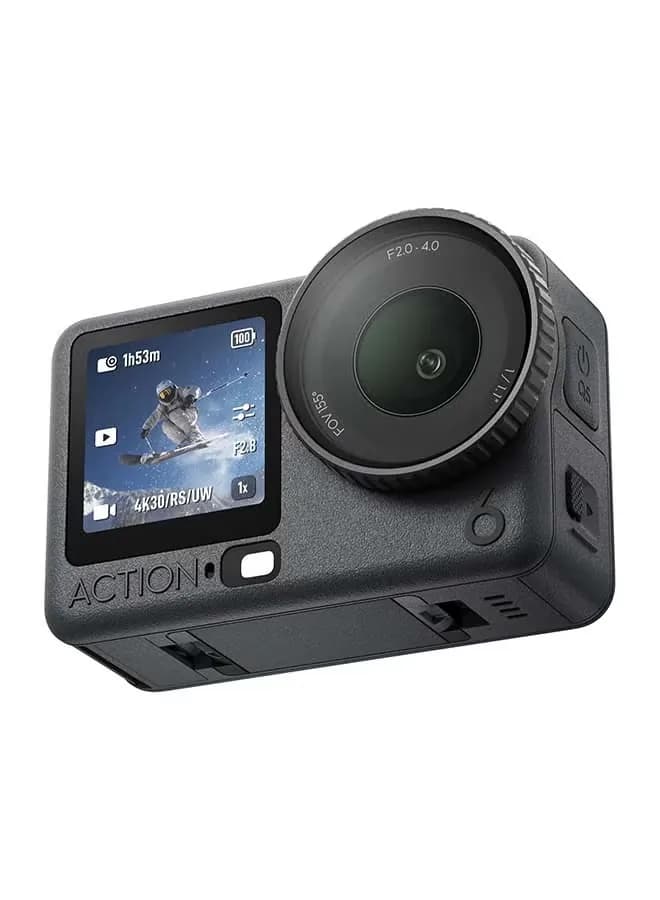 Osmo Action 6 Adventure Combo, Action Camera With 1/1.1″ Square Sensor, Variable Aperture of f/2.0–f/4.0, Extended Battery Life With 3 Batteries, Action Camera 4K for Long Outdoor Filming