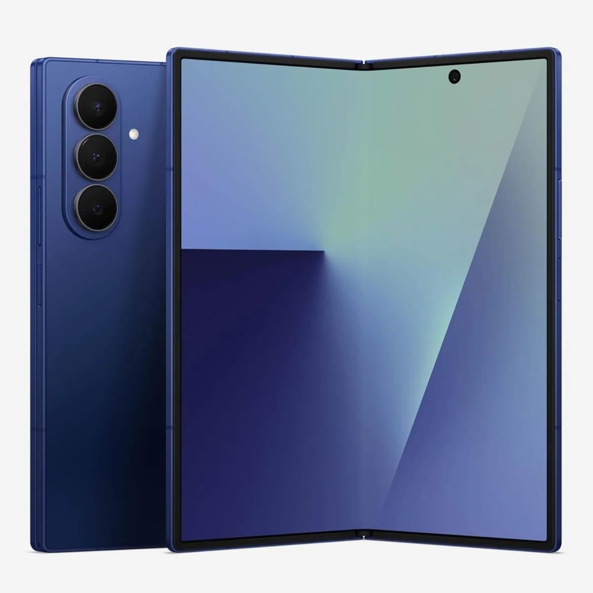 Samsung Galaxy Z Fold7 Cell Phone, 256GB AI Smartphone, Unlocked Android, AI Photo Edits, Large Screen, Long Battery Life, 2025, Blue Shadow (International Version)