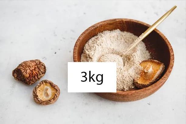 Fresh Organic Mushroom Flour 3kg