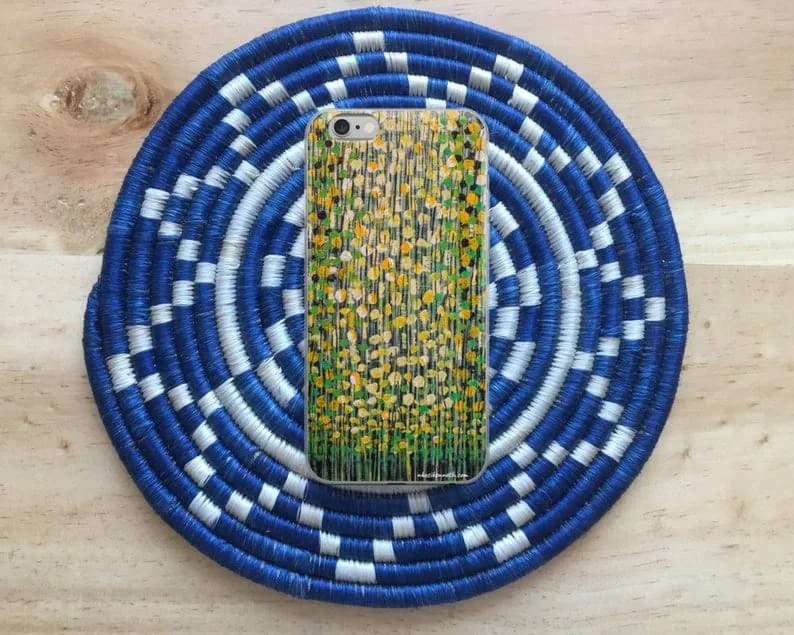 iPhone Case - Jovial - African art - Original painting by Kenneth Nkusi (acrylics on canvas) - 7/7+/8/8+/X