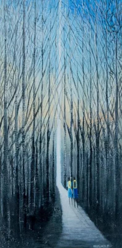 Amani Series I - Original painting by Kenneth Nkusi - Acrylics on canvas - African art