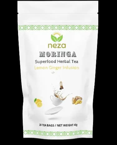 Moringa Herbal Tea Lemon Ginger Infusion