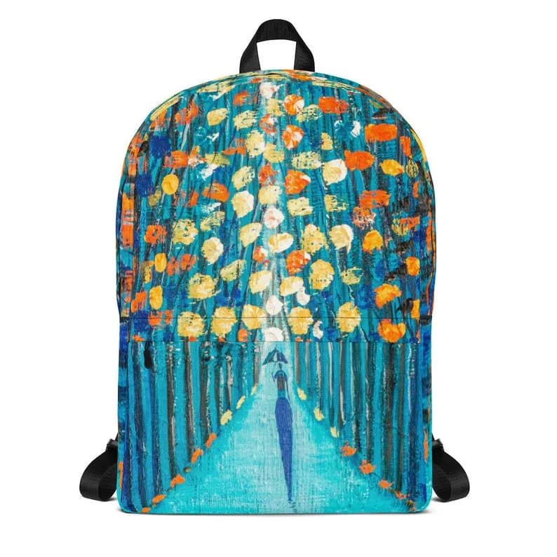 Dear Mum Backpack - Original painting print by Nkusi Kenneth - African Art