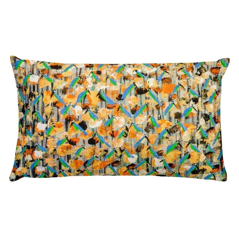 Fellow Pillow - Original painting print by Nkusi Kenneth - African artwork