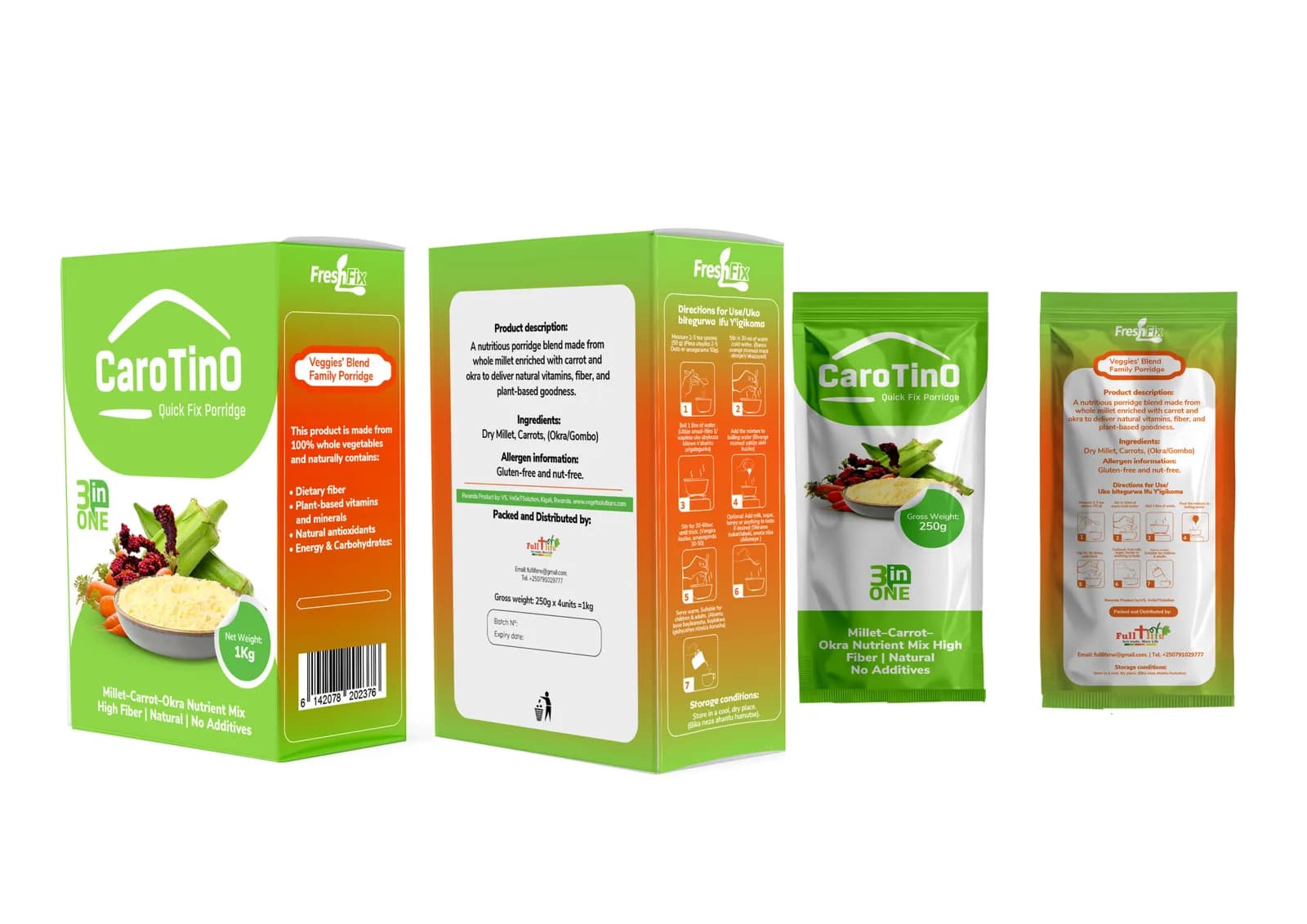CaroTinO Nutritious(Instant family porridge)-1kg