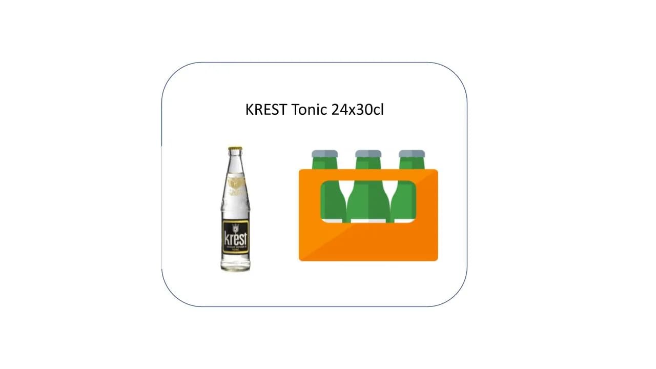 KREST Tonic RB Crate 24x30cl