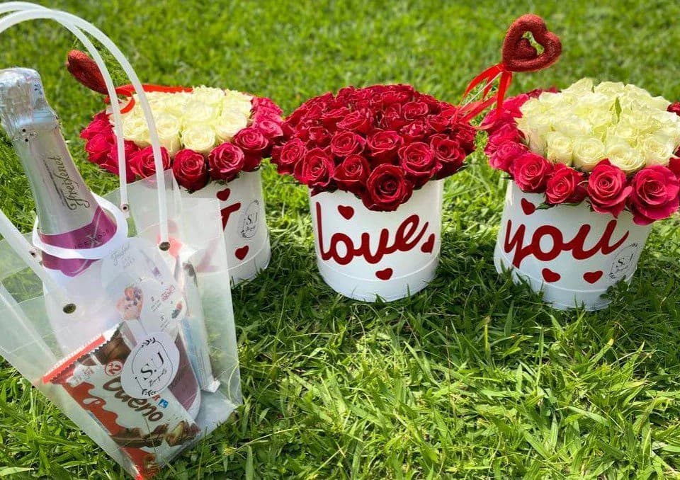 Champagne with Flowers (and Chocolate)
