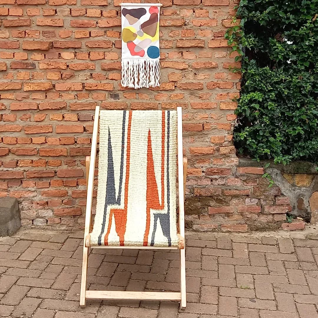 G&J Max Wooden Folding Sling Chair