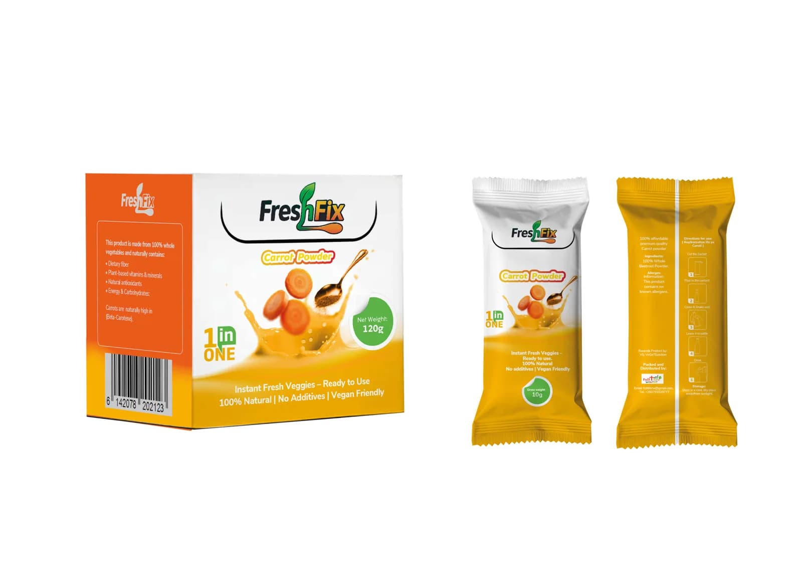 Instant Carrot powder
