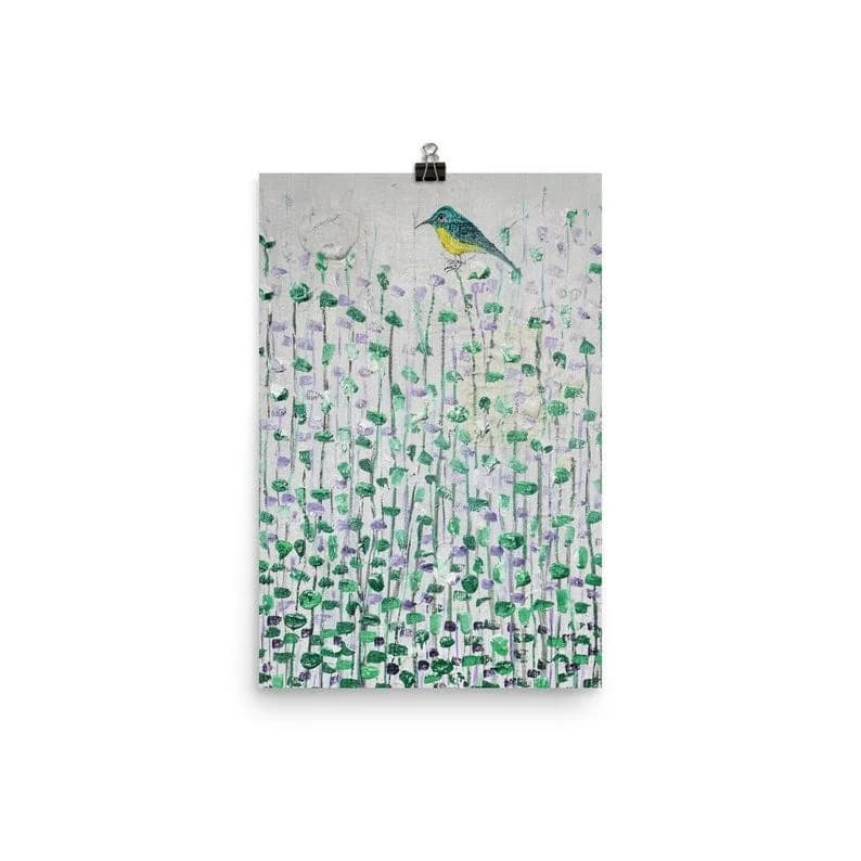 Poster - Solitude - Original painting by Kenneth Nkusi (acrylics on canvas)