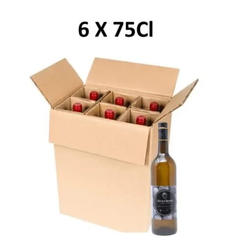 Sweet Strawberry Wine, 75 cl, Carton of 6