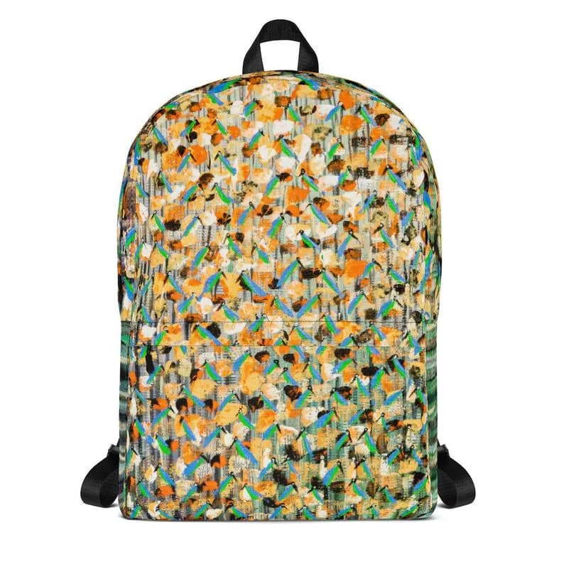 Fellow Backpack - Original painting print by Nkusi Kenneth - African artwork