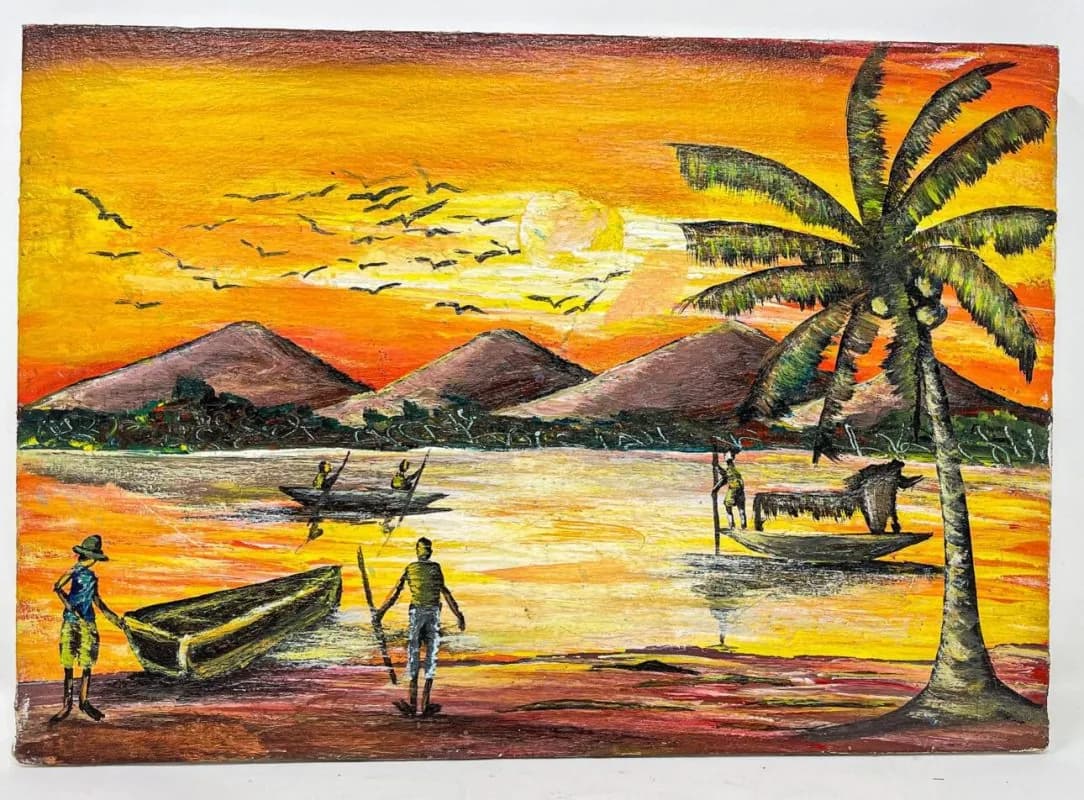 Hope,s Day - Original painting by Briand Kimana