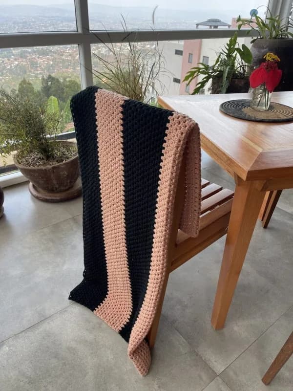 Wase Blanket 2 - Crochet acrylic