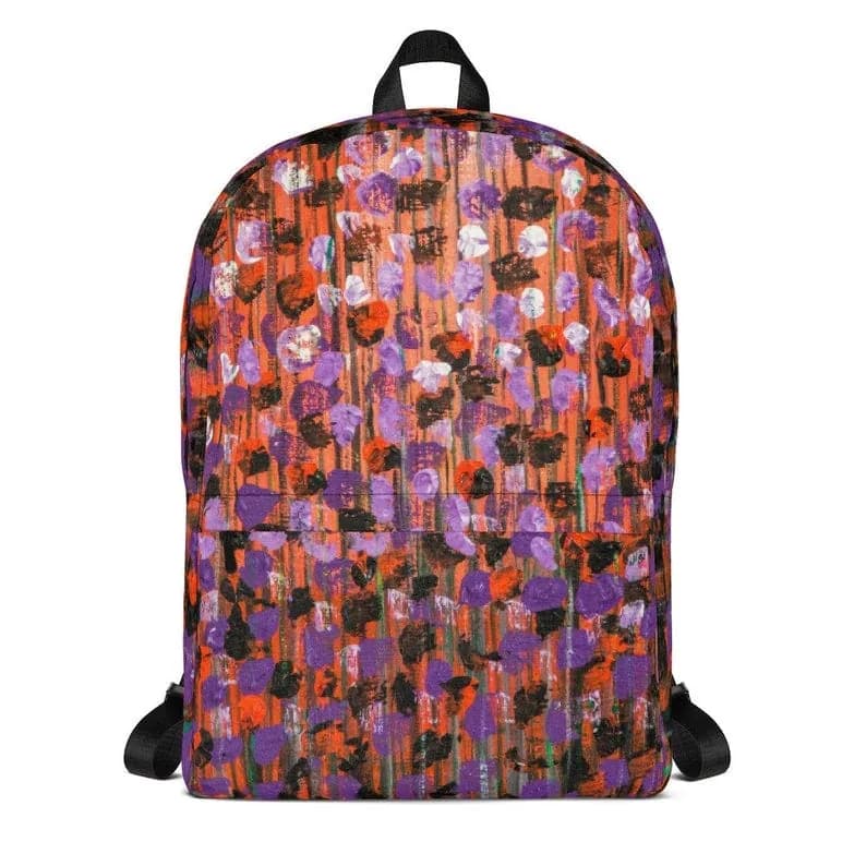 Solitude Backpack - Original painting print by Nkusi Kenneth - African artwork