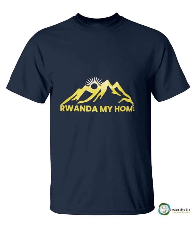 Rwanda my home short sleeve tshirt by iwacu studio