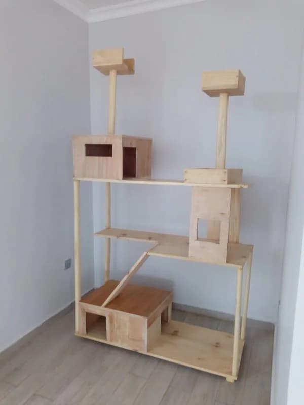 Wooden Cat House