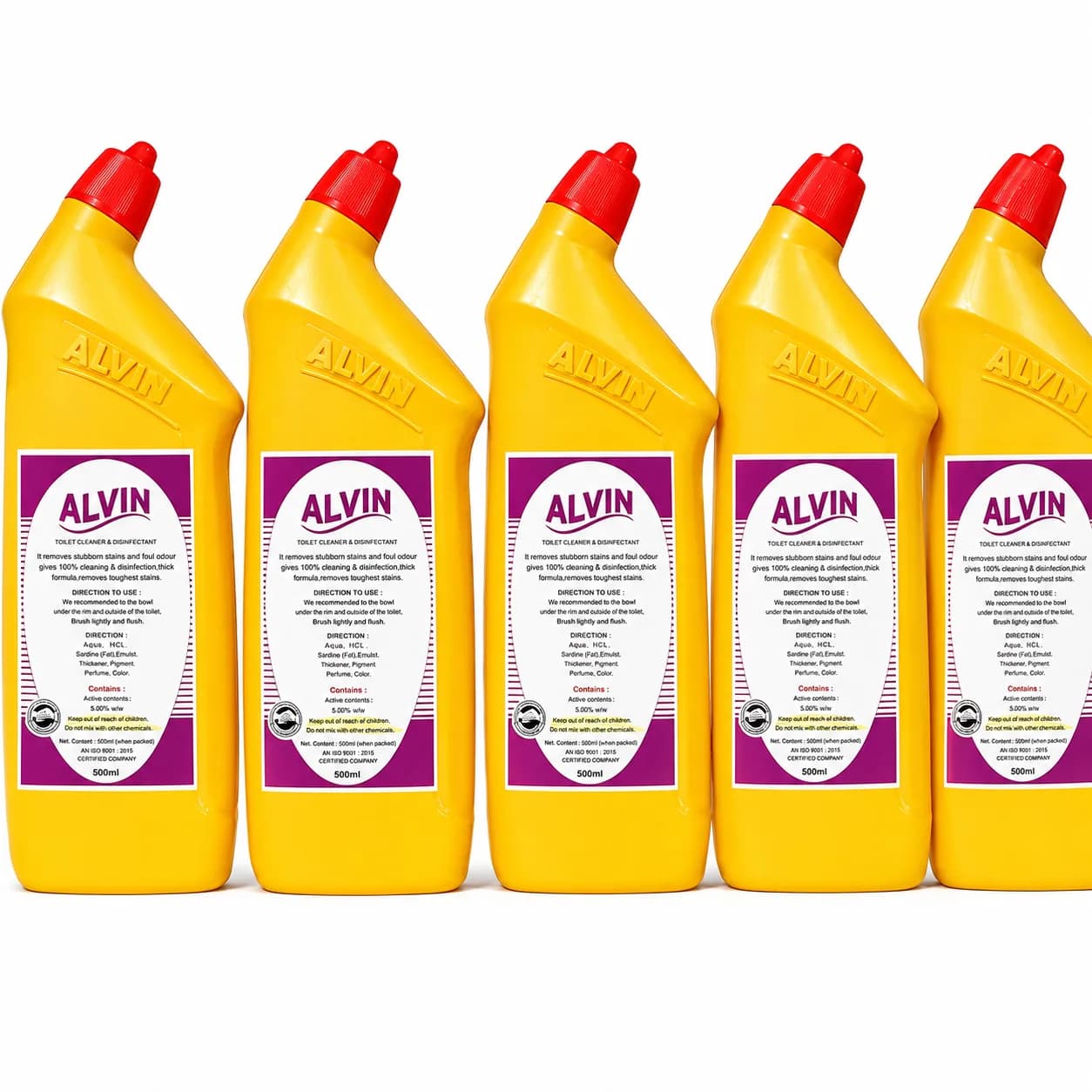 Alvin toilet cleaner detergent