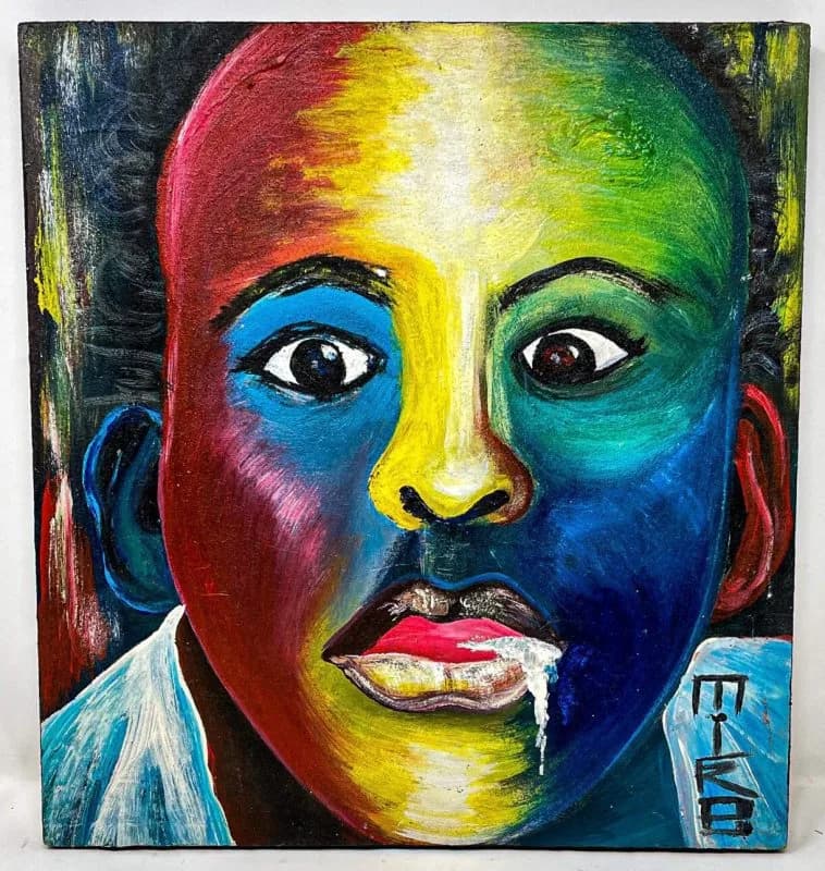 A different Smile- Original painting by Briand Kimana