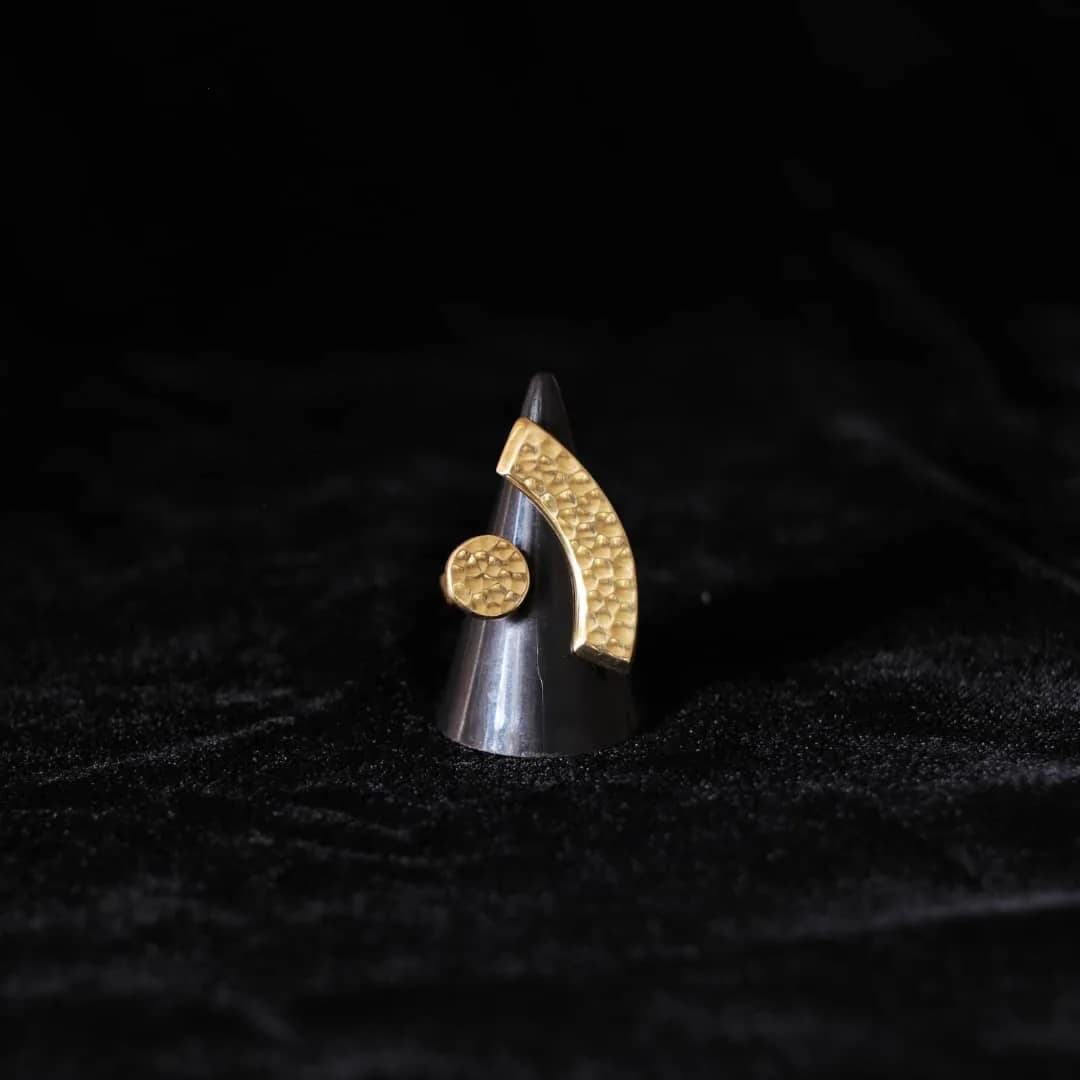 Sun moon ring