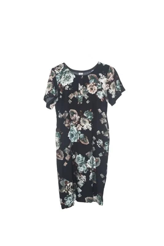 Top Dress with Flower Prints