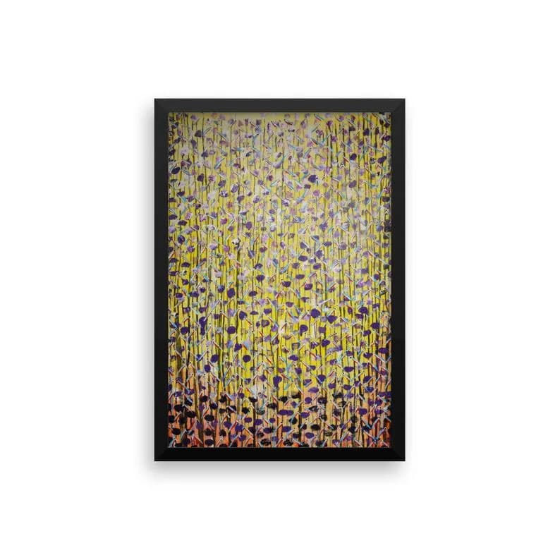 Framed poster - Gratitude - Original painting by Kenneth Nkusi (acrylics on canvas)