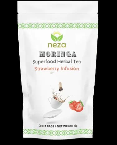 Moringa Herbal Tea Strawberry Infusion