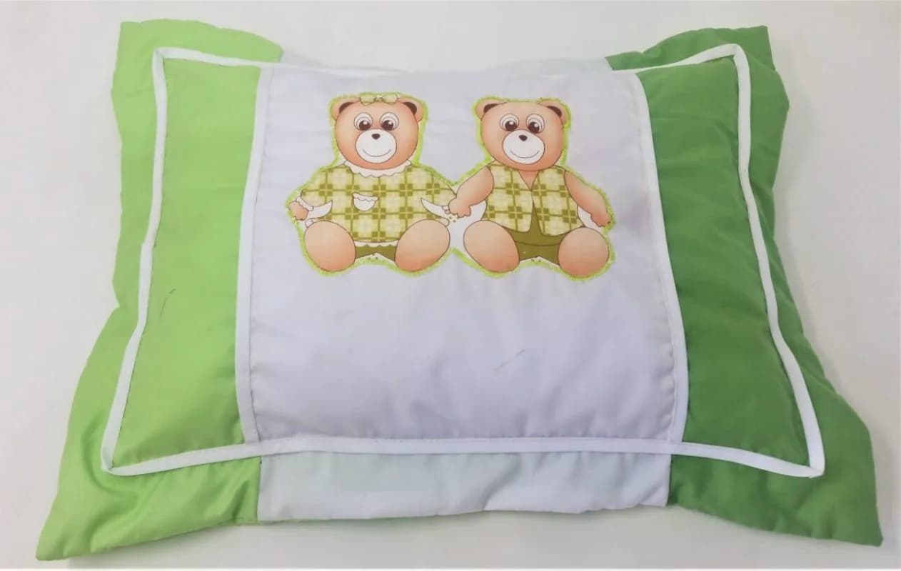Bebe Decor Handmade Infant Bumper Crib with Pillows and Blanket