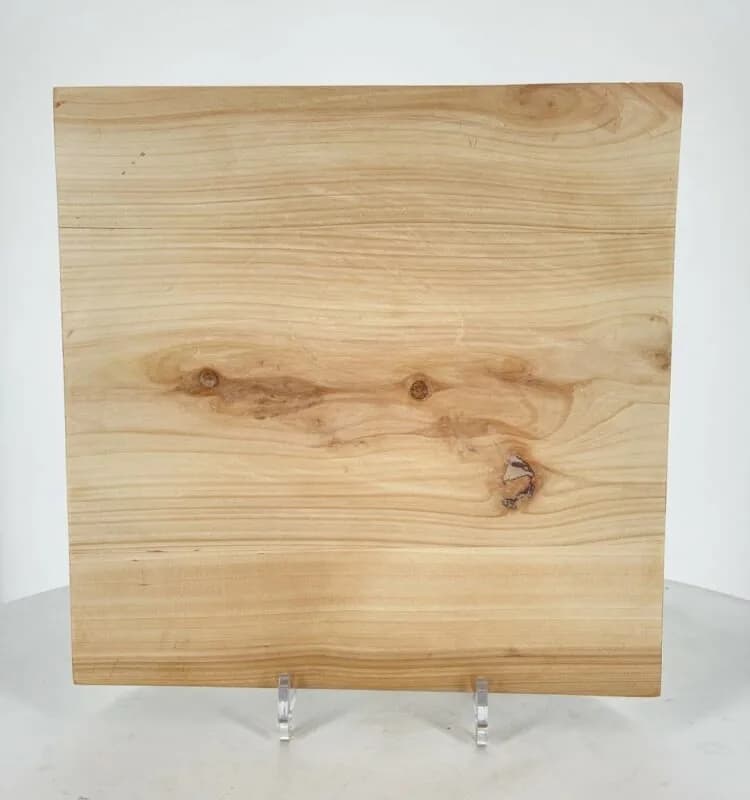 Square Wood Plate 30cm