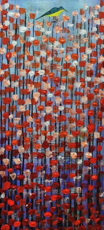 Solitude Series IV - Original painting by Nkusi Kenneth - Acrylics on canvas