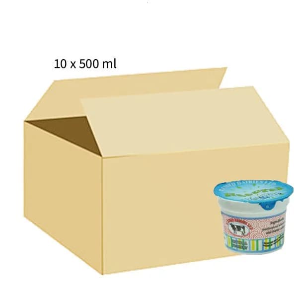 Natural Yogurt 500ml Carton of 10