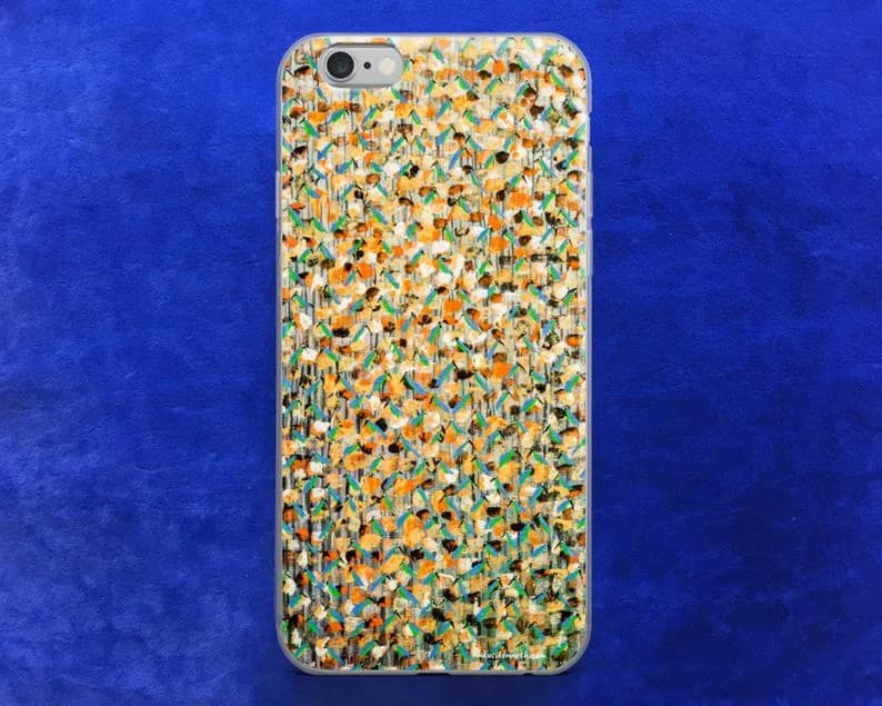 iPhone Case - Fellow - African art- Original painting by Kenneth Nkusi - (Acrylics on canvas) - S7/ S7 Ed/ S8/ S8+/ S9/ S9+