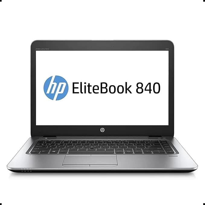 HP EliteBook 840 G3 Laptop 14-inch HD Display, Intel Core i5-6200U 2.3Ghz, 256GB SSD, 8GB DDR4 RAM, Webcam, WiFi, Windows 10 Pro (Renewed)