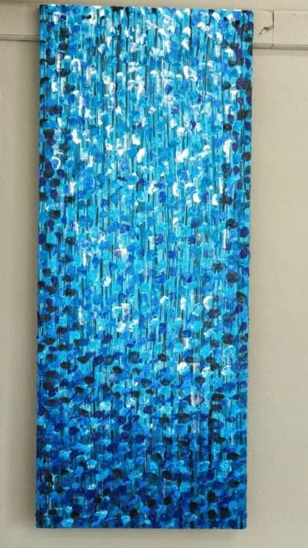 Solace II - Original painting bt Nkusi Kenneth - African art - Acrylics on canvas -