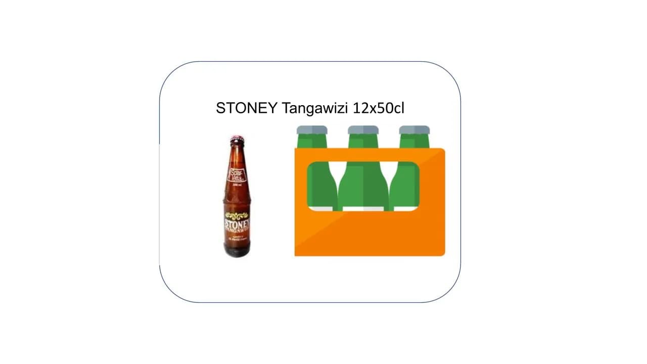 STONEY Tangawizi Ale PET Case 12x50cl